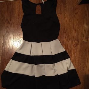 Black & White Striped Dress